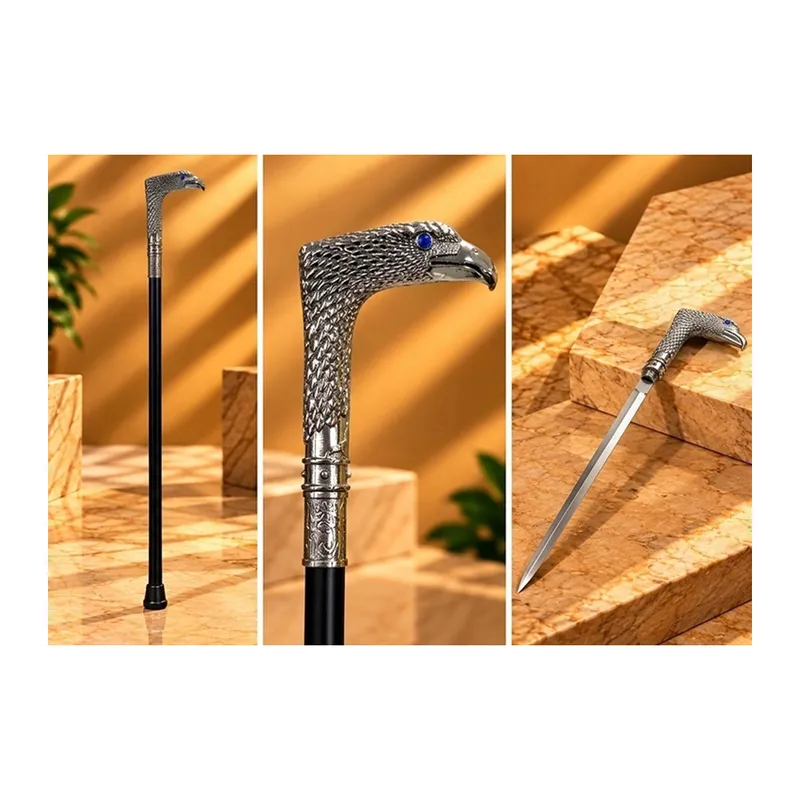 Kartal Büstü Kılıçlı Baston Alk1066