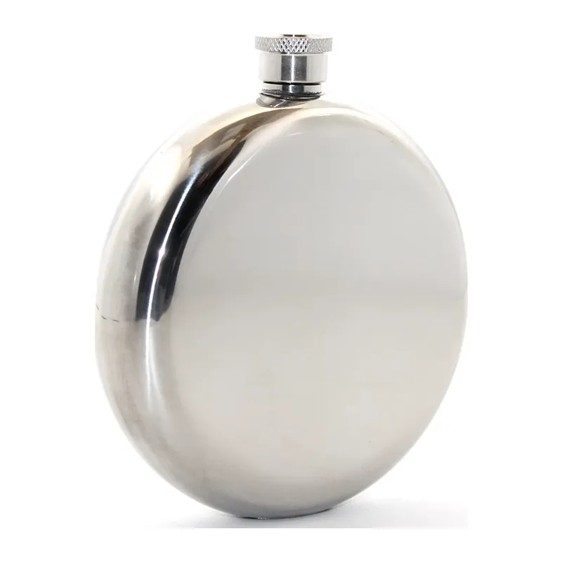 Paslanmaz Çelik Yuvarlak 8 Oz Tekli Matara Alk2677