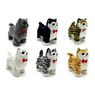Sesli Hareketli Yürüyen Peluş Kedi Alk3389
