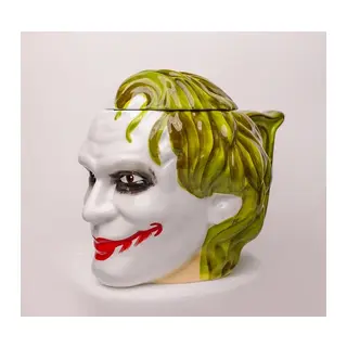 3d Kapaklı Joker Tasarımlı Porselen Kupa Bardak Alk4516