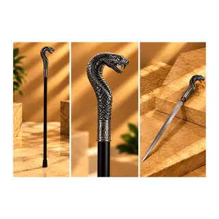 Kobra Başlı Kılıçlı Baston Alk6357