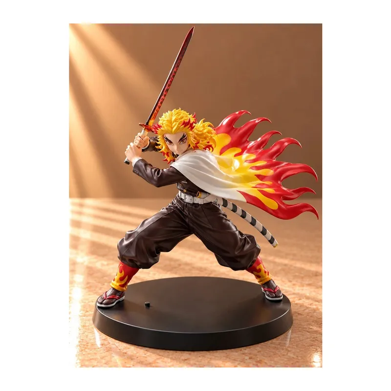 Demon Slayer Kyojuro Rengoku Alev Hashirası Kılıçlı Anime Figürü 16 Cm Alk6594