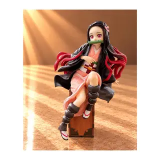 Demon Slayer Nezuko Kamado Oturan Anime Figürü 15 Cm Alk6595