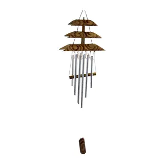 Bambu Metal Çanlı Rüzgar Çanı Repot-4
