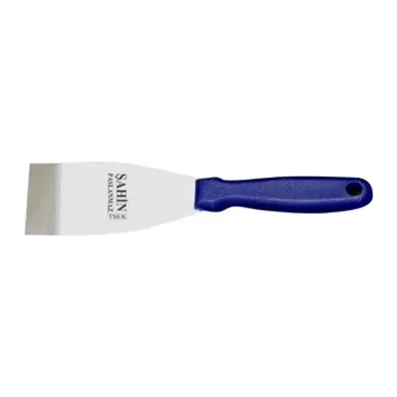 Bursa Paslanmaz Gıda Spatulası No:4, 10 Cm - Plastik Sap