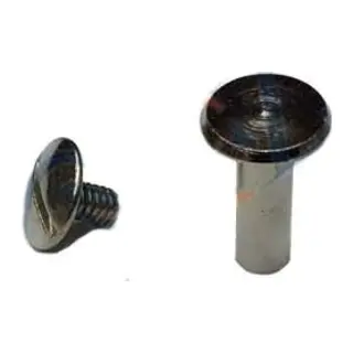 Cilt Menü, Katalog, Kartela Vidası, 6 Mm - Nikel, 100 Adet