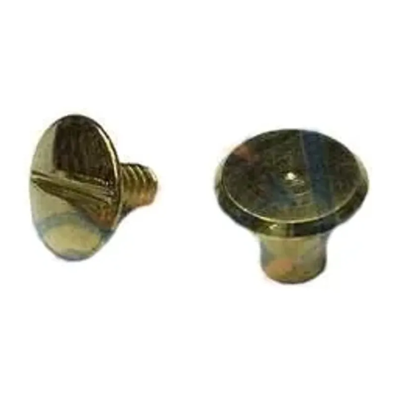 Cilt Menü, Katalog, Kartela Vidası, 6 Mm - Sarı, 100 Adet