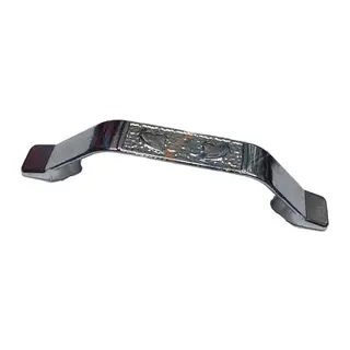 Dekoratif Zamak Kulp İçten - 64mm, Nikel, 100 Adet