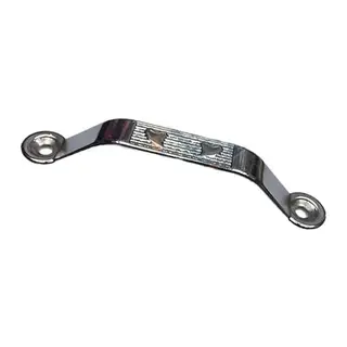 Dekoratif Zamak Kulp Dıştan - 64mm, Nikel, 1 Adet