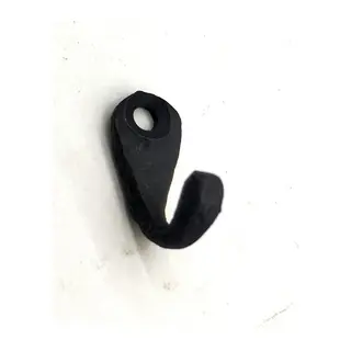 Antika Tarz Dekoratif Pirinç Tekli Mini Askı - 27x11 Mm, Oksit