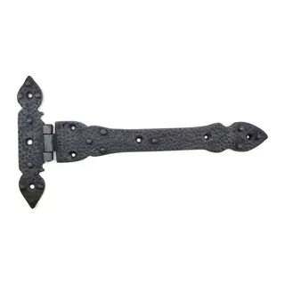 Antika Tarz Dekoratif Pirinç Kuyruklu Lale Menteşe - 147x193 Mm, Oksit