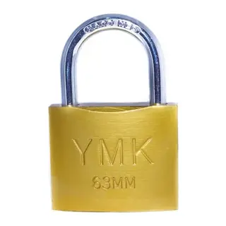 Eko Sarı Boyalı Kısa Kancalı Asma Kilit 63mm