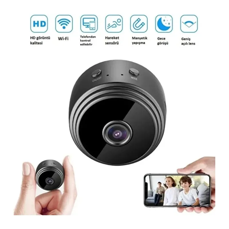 Mini Hd Wi-fi Güvenlik Kamerası
