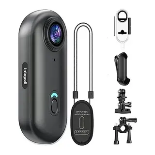 Mini 4k Wıfı Aksiyon Kamerası Vücut Kamerası Giyilebilir Video Kaydedici Hafıza Kartı Dahil