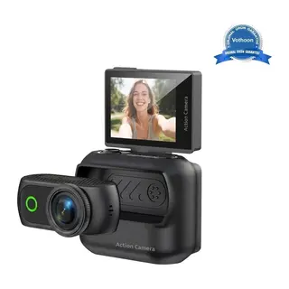 1080p Dijital Video Kamera (32gb) Kart Dijital Vlog Fotoğraf Makinesi Türkçe Siyah