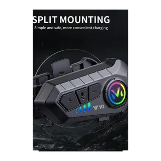 Y10 Kask Kulaklık Bluetooth Motosiklet Kulaklık 5,3 Bluetooth Intercom Motorsiklet Kulaklık
