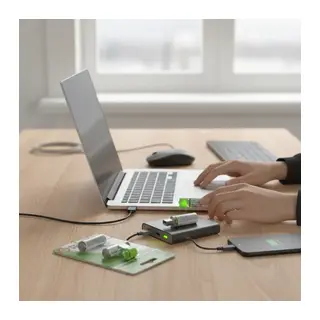 Usb İle Şarj Olabilen 2 Li 1450 Mah Lityum Kalın Şarjlı Kalem Pil