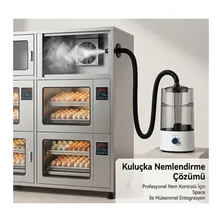 Kuluçka Makinesi Nem Cihazı 4 Litre Ultrasonik Nemlendirici Otomatik Nem Kontrol Sistemi Civciv Çıkım Makinesi İçin