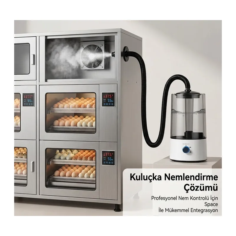 Kuluçka Makinesi Nem Cihazı 4 Litre Ultrasonik Nemlendirici Otomatik Nem Kontrol Sistemi Civciv Çıkım Makinesi İçin