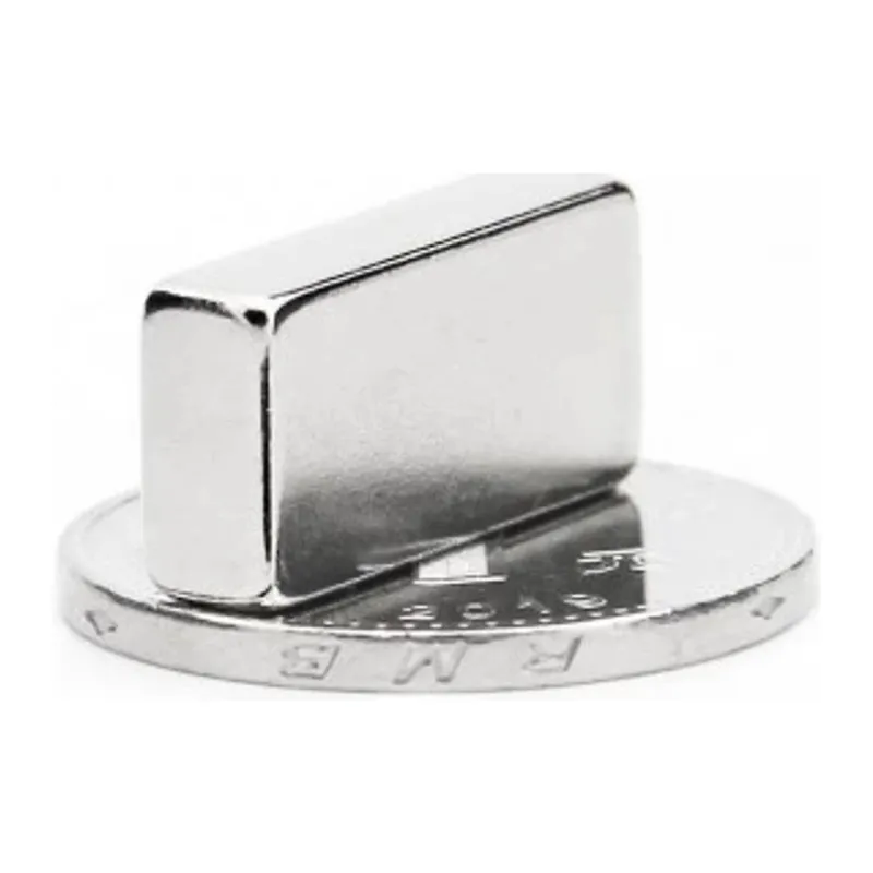 50 Adet 20x10x5 Mm Neodyum Magnet N35 Güçlü Mıknatıs Köşeli Ve Dayanıklı Nikel Kaplama