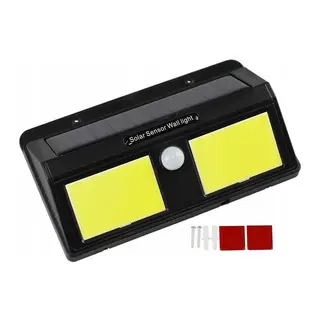Solar Güneş Enerjili Sensörlü 96 Cob Led Aplik Duvar Tipi Led Lamba