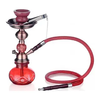 Küçük Boy Taşınabilir Nargile Takımı - Kırmızı