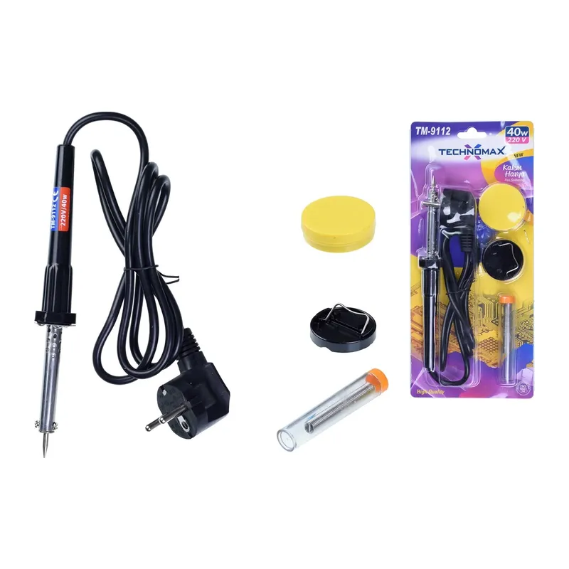 40w Pasta Ve Lehim Telli Havya Seti Tm-9112