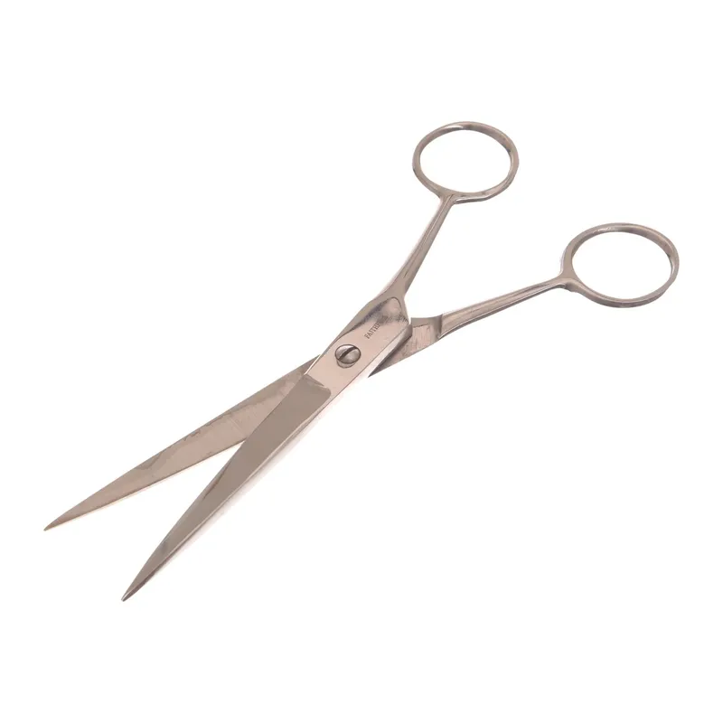 Düz Berber Saç Sakal Kesim Makası 12 Cm