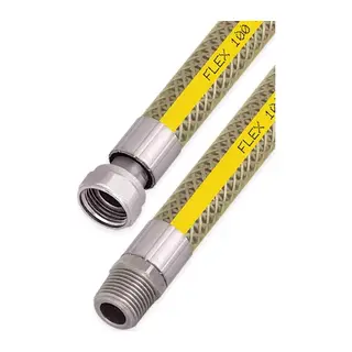 Ocak Fırın Doğalgaz Bağlantı Fleksi Extra Korumalı Hortum 0.75 Cm
