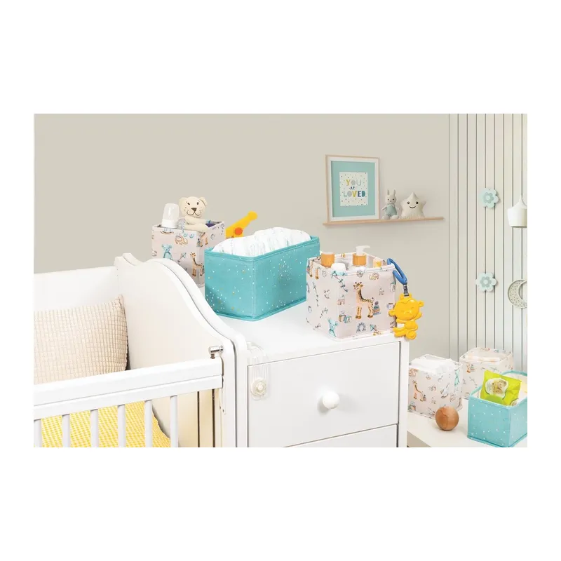 Baby 3'lü Kullanışlı Çekmece Düzenleyici Çok Amaçlı Organizer Kutu (yeşil)