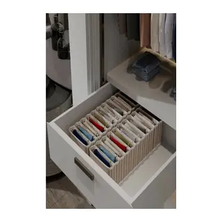 11 Bölmeli Dolap Ve Çekmece Içi Düzenleyici Akordiyon Organizer M-00500 (1 Adet)