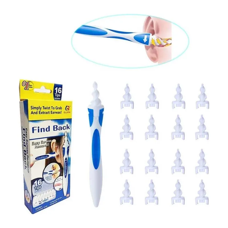 Find Back Pratik Kulak Temizleme Aparatı Silikon Kit Ear Claning