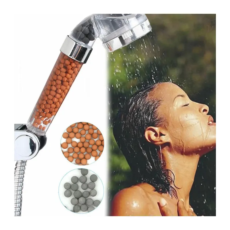 Su Arıtmalı Duş Başlığı Tasarruflu Boncuklu Banyo Duş Başlığı