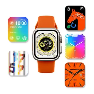 Ws28 Ultra 49mm Siri Tansiyon Ateş Nabız Ölçer Akıllı Saat