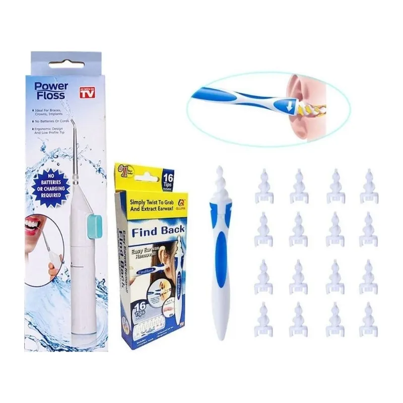 Kulak Temizleme Ve Power Floss Diş Temizleme Seti | Mekanik Ağız Bakımı