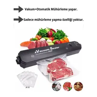 Gıda Vakum Ve Mühürleme Makinesi- Yiyecek Tazeliği Koruma Ev Ve Restoran İçin