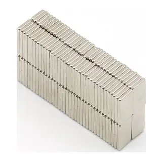 20 Adet 15x10x1.5 Mm Köşeli Neodyum Mıknatıs N35 Magnet Dayanıklı Nikel Kaplama