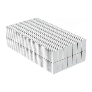 100 Adet 15x10x1.5 Mm Köşeli Neodyum Mıknatıs N35 Magnet Dayanıklı Nikel Kaplama