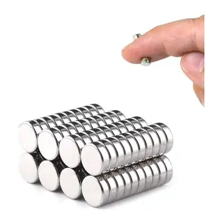 10 Adet 8x3mm Yuvarlak Neodyum Mıknatıs Güçlü Nikel Kaplamalı Kaliteli Dayanıklı Magnet