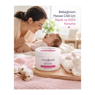 Bebek Pişik Giderici Bariyer Krem Onarıcı Yoğun Cilt Bakım Kremi Çinko Oksit Lanolin
