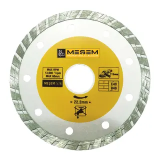 Meşem Granit Mermer Kesici Elmas Testere 180 Mm