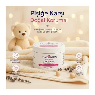 Bebek Pişik Kremi Çinko Oksit Ve Lanolin İçerikli Bariyer Krem Yoğun Onarıcı Cilt Bakım Kremi