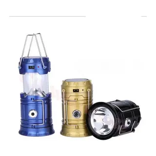 5800t Güneş Enerjili Şarj Edilebilir Usb Girişli Kamp Feneri