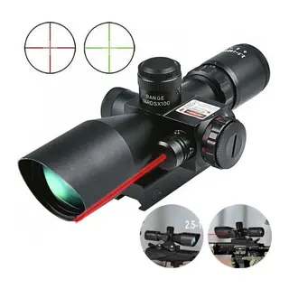 Süper Zoomlu – Lazerli – Profesyonel Av Tüfeği Dürbünü 2.5-10x40/e