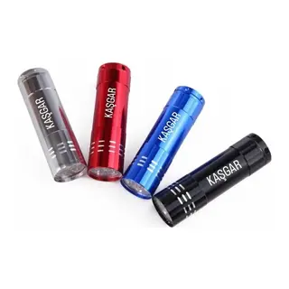 Süper Parlak 9 Ledli Metal Mini El Feneri