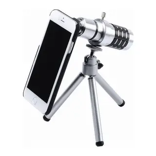 İphone5,5s,i̇phone4.4s Için Alüminyum 14x Optik Zoom Yakından Görüntü Çekme Dürbün