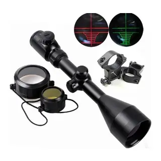 3-9x56eg Yüksek Kaliteli Çıft Işık Kırmızı,yeşil Kaynaklı Avcılık Süfer Dürbün(b)