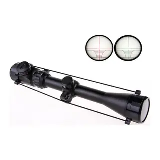 3-9x40 Zoomlu Çıft Işıklı Av Tüfeği Dürbünü Montaj Kelepçeli