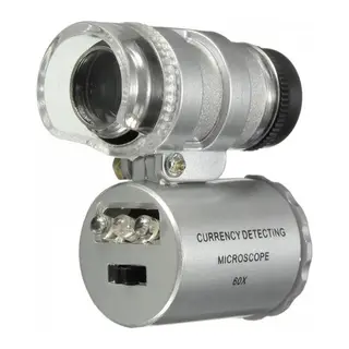 Nikula-ıphone5 Için Uyumlu Kapaklı Lens Mikroskop Taşınabilir Mini Cep Boyutu Led Mikroskop No.9882-ip5ii
