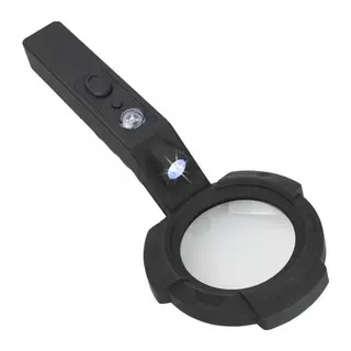 Nikula-7 Led Aydınlatma,fener,pusula,4x Büyütme Okuma Büyüteç Th-600557